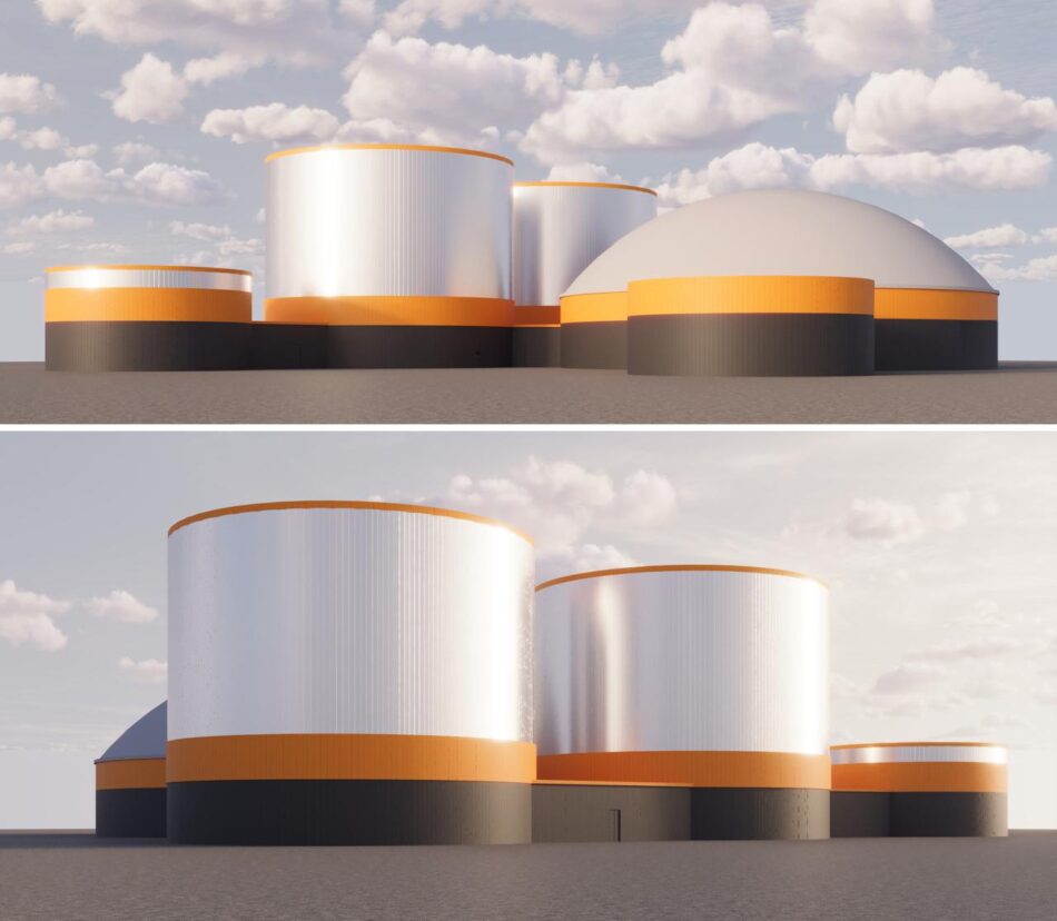 Construction of a biogas plant for methane production in the village of Kozhanka, Fastiv Raion
